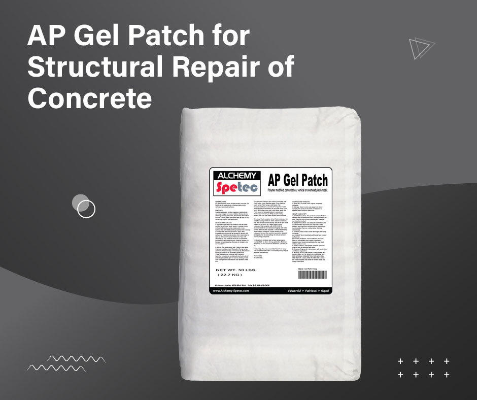 AP Gel Patch for Structural Repair of Concrete
